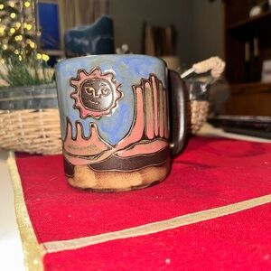 Mara Stoneware Mug -Southwest Mountains 16oz